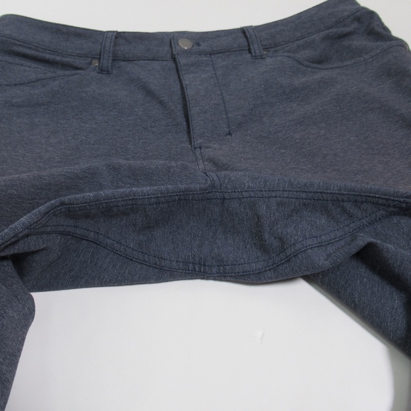 Lululemon Men's ABC Pant Slim *Tech Canvas 33" Heathered Deep Navy Size 34 - Picture 5 of 12